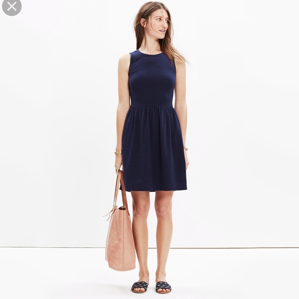 Madewell Navy Afternoon Dress XXS